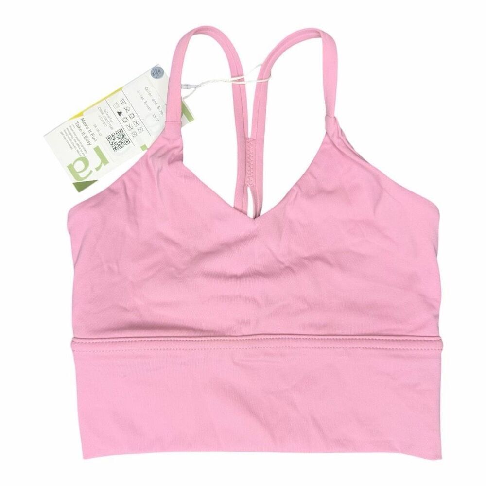 NEW Halara Girls Seamless Longline Crop Tank Pink XS/7